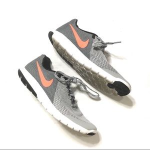 peach and grey nike shoes
